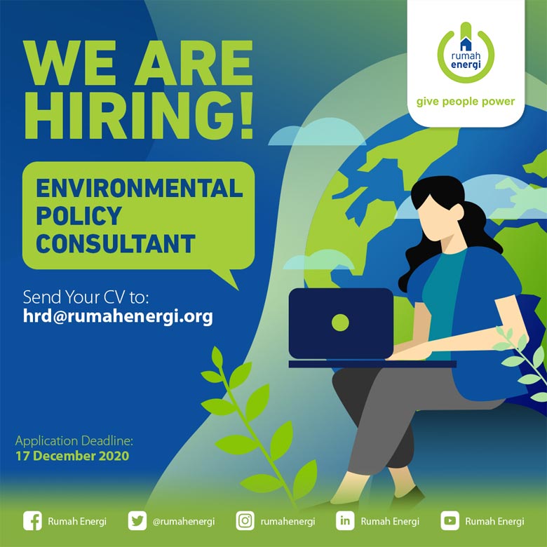 Konsultan Kebijakan Lingkungan - Rumah Energi