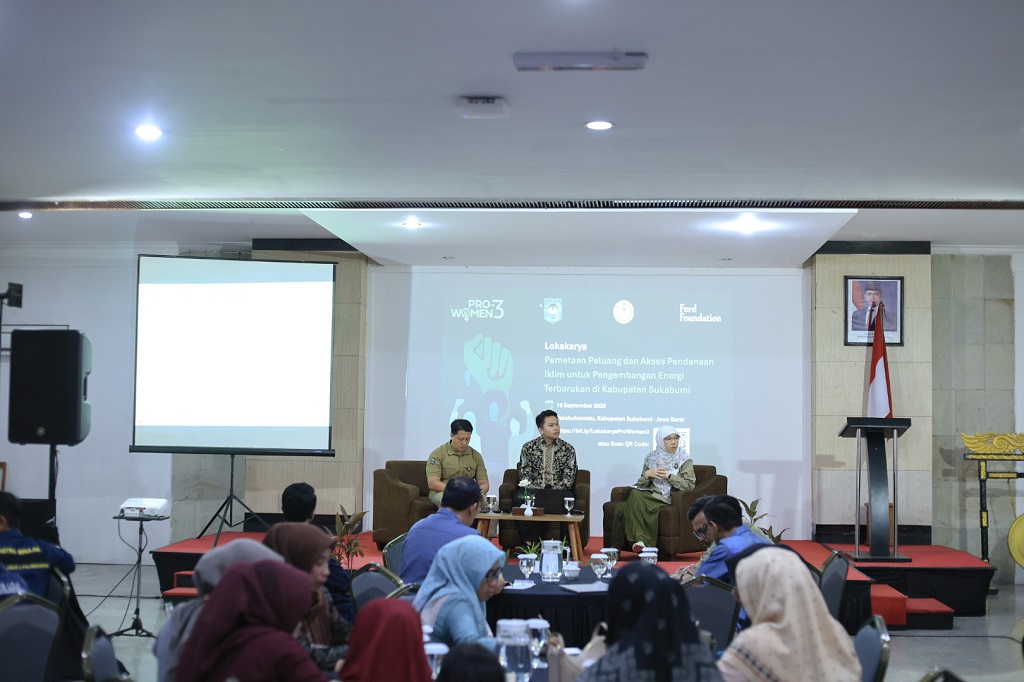 Proyek ProWomen-3 yang dilaksanakan oleh Rumah Energi dan didukung penuh Kementerian Dalam Negeri dan Ford Foundation