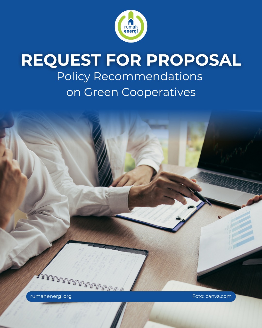 Request for Proposal (RfP): Koperasi Hijau dalam Membangun Ekosistem Koperasi Energi Terbarukan sebagai Strategi Mitigasi Krisis Iklim di Indonesia dalam Lingkup Green Cooperatives Policy Readiness Project